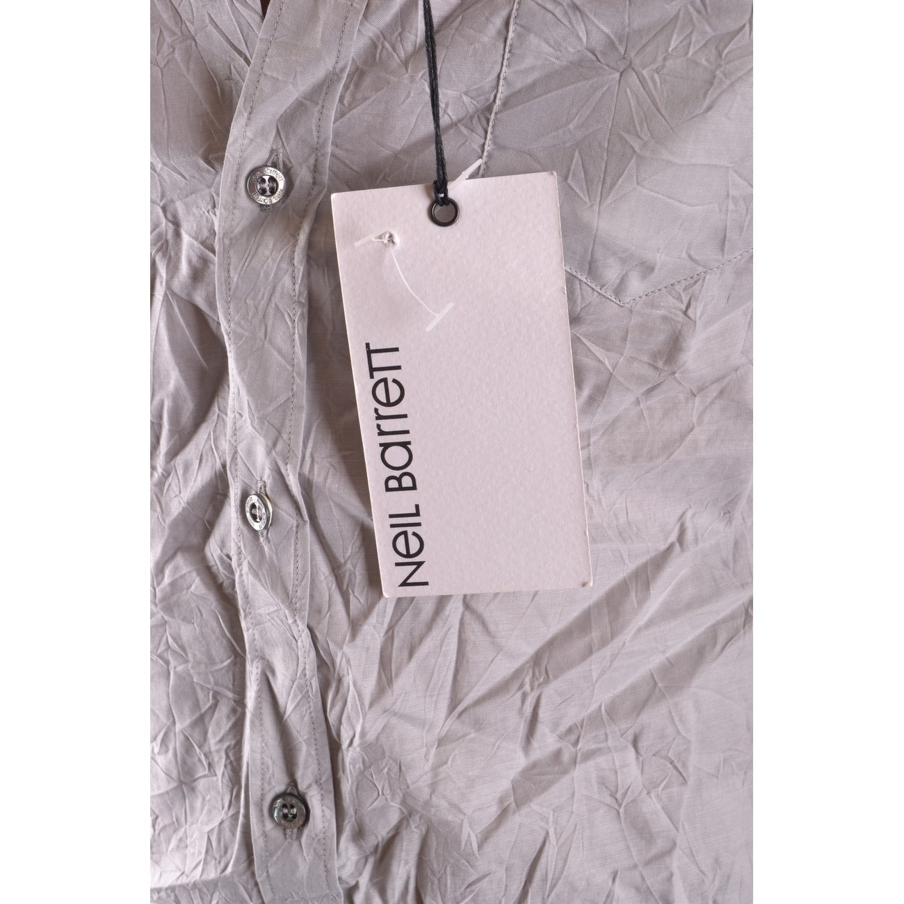 Chemise homme Neil Barrett en coton – Gris