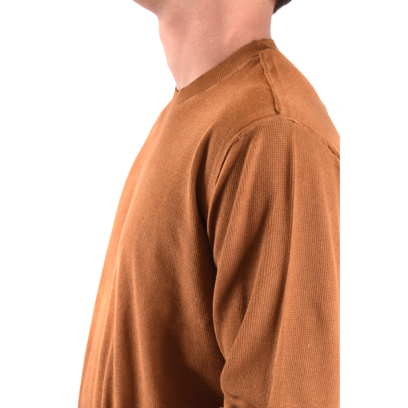 Paolo Pecora Men's Cotton Sweater – Brown
