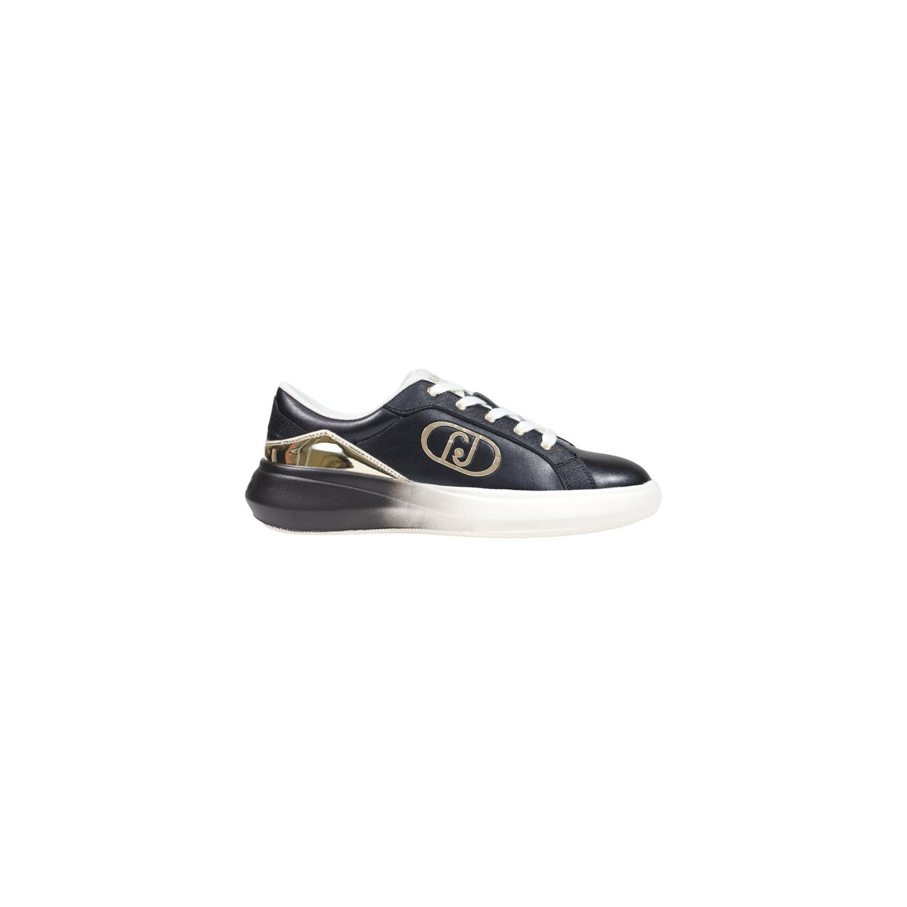 Liu Jo black leather women's sneakers