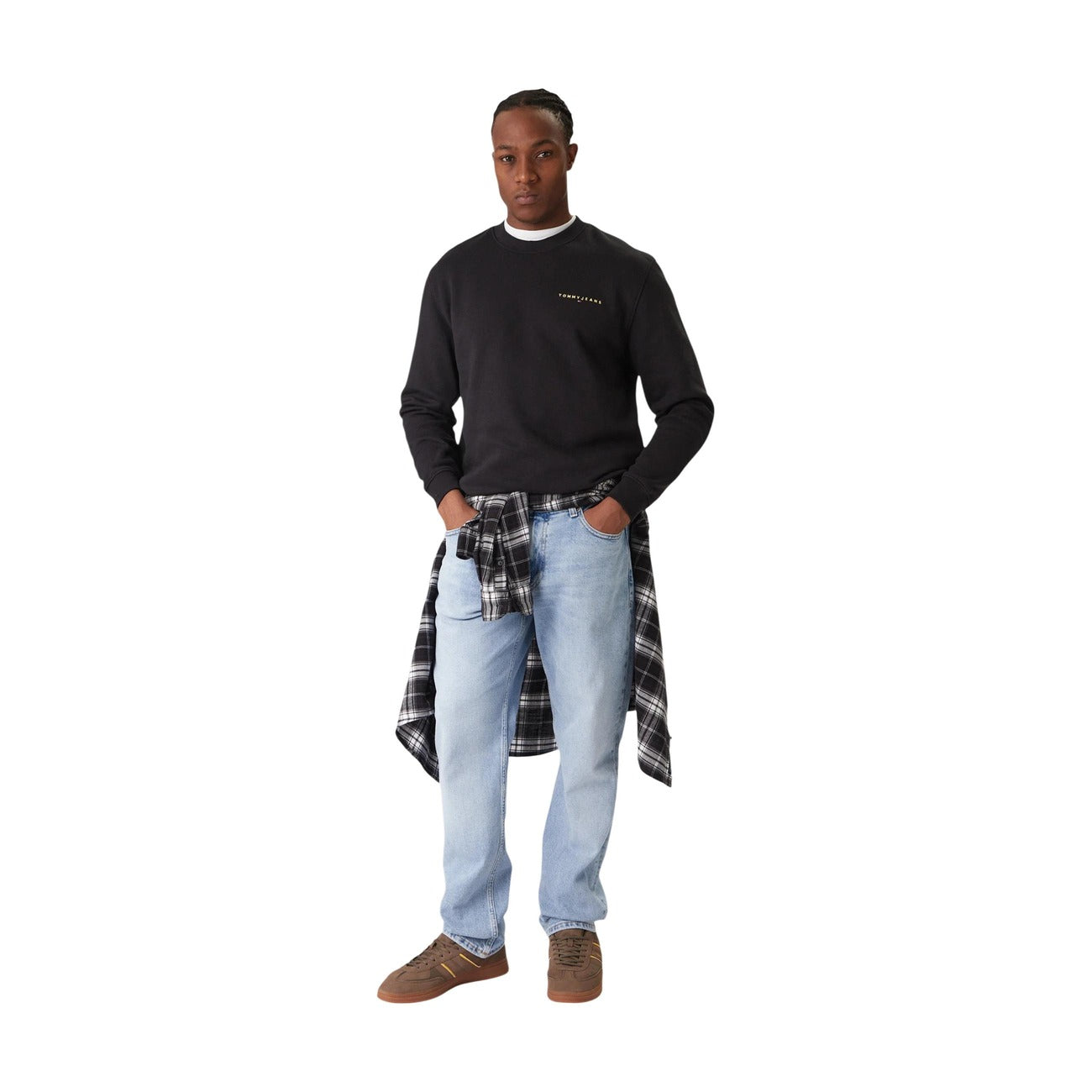 Men's black Tommy Hilfiger Jeans sweatshirt