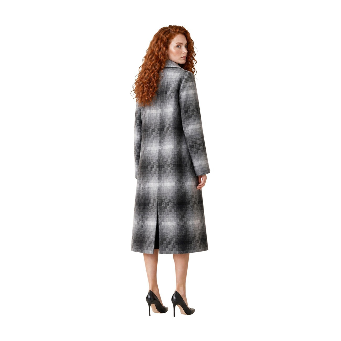 Desigual women's printed coat – Black