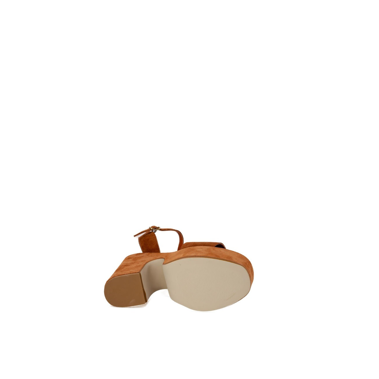 Women's Guess Platform Sandals in Suede-Effect – Brown