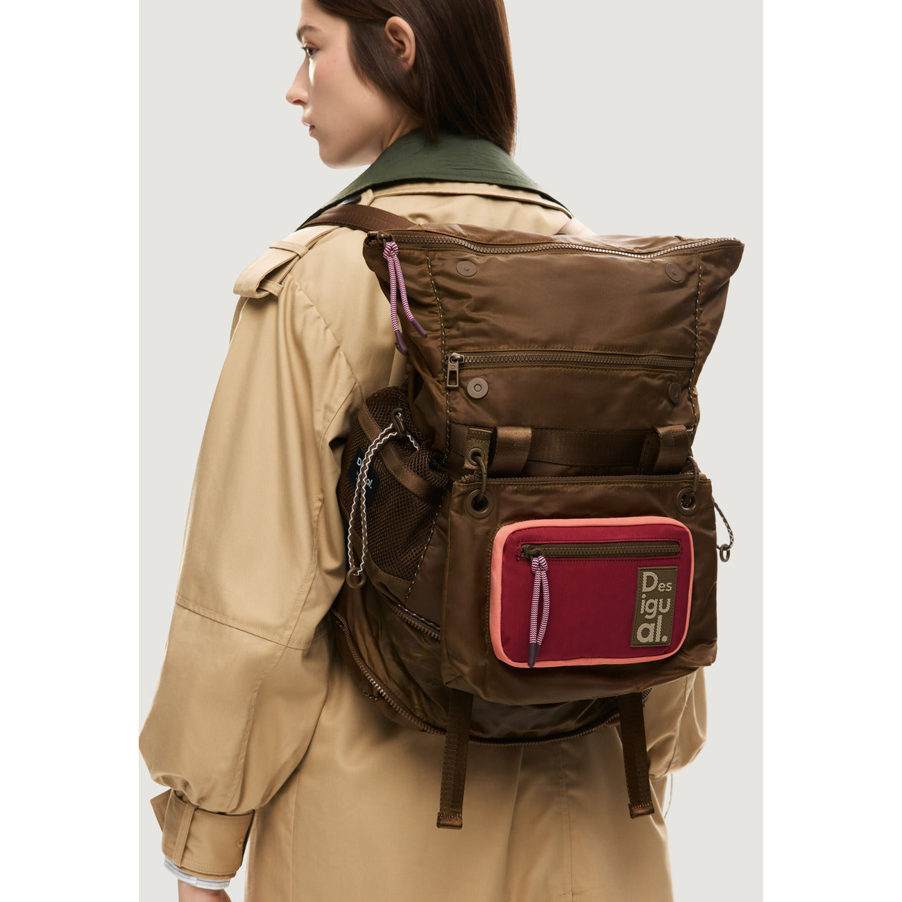 Sac femme marron Desigual