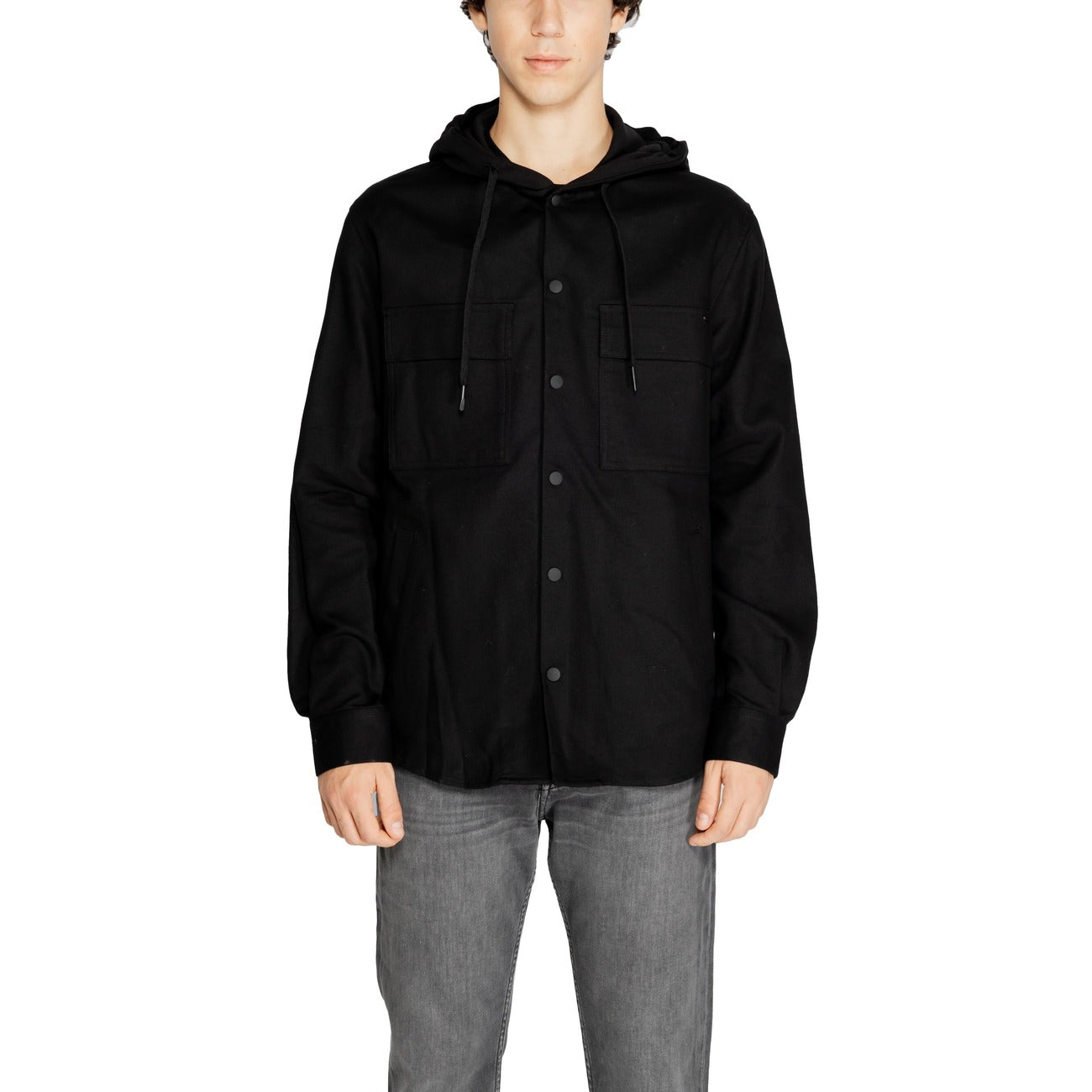 Men's Antony Morato cotton hooded jacket
