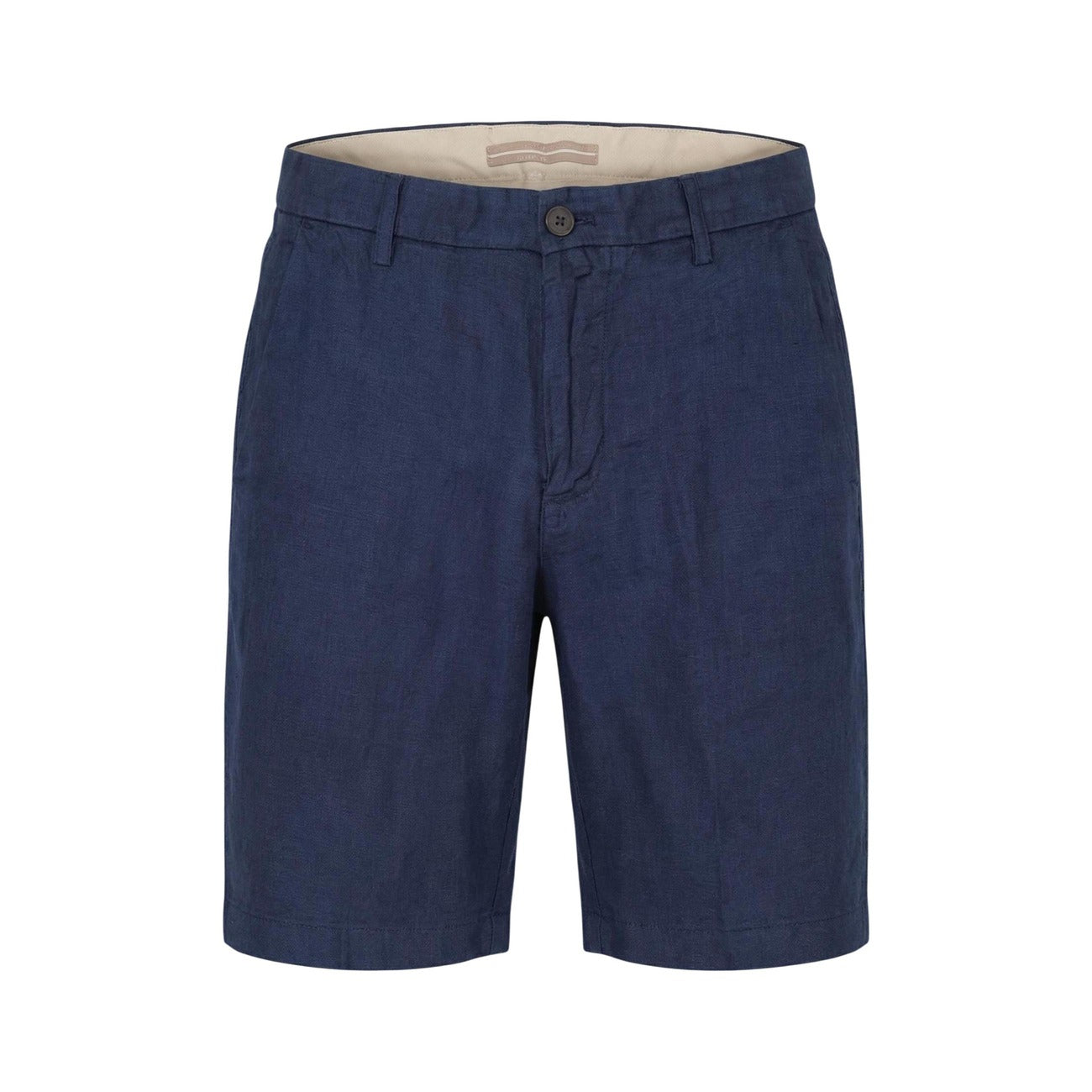 Bermuda homme Borghese en lin – Bleu