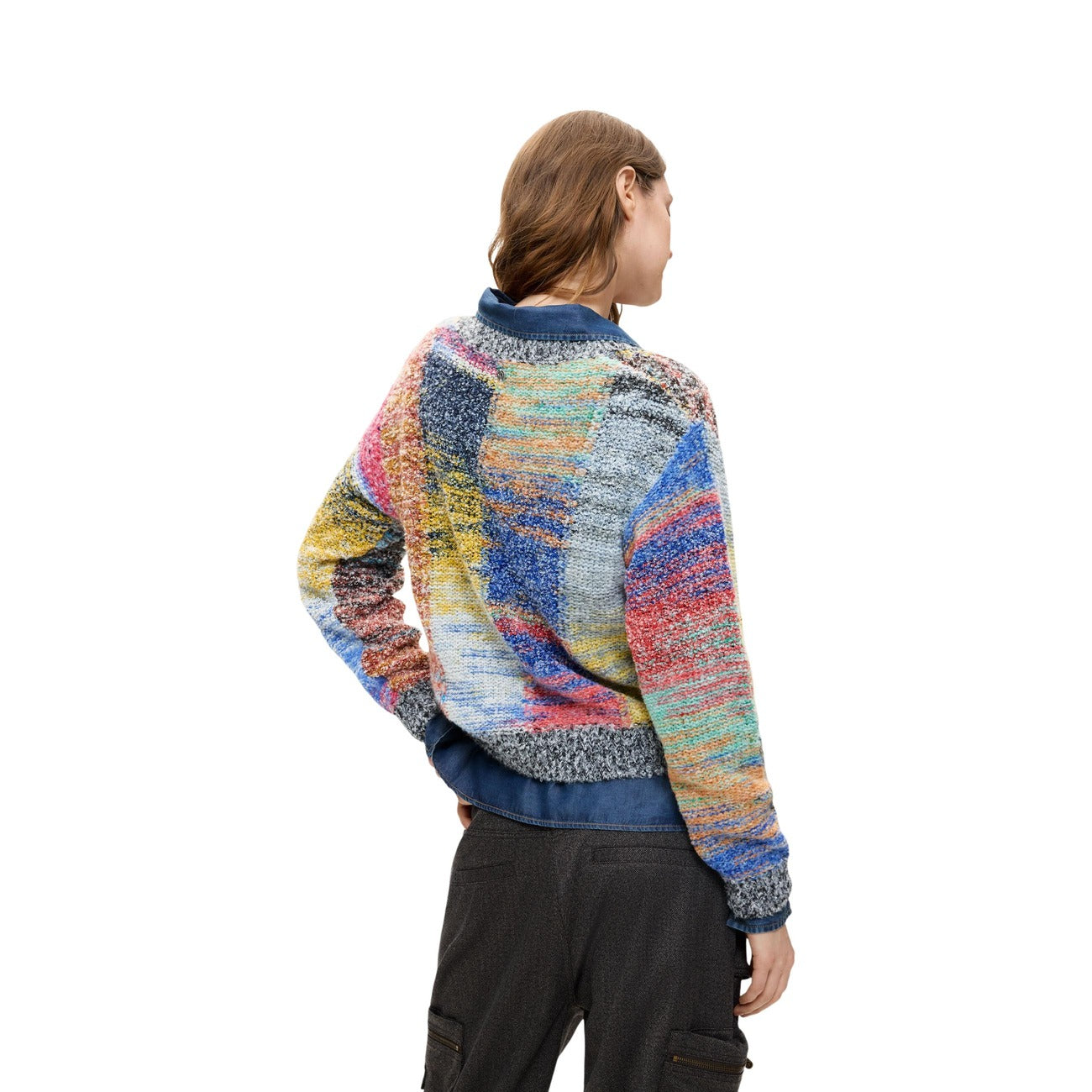 Women's Desigual Sweater with Wool – Red