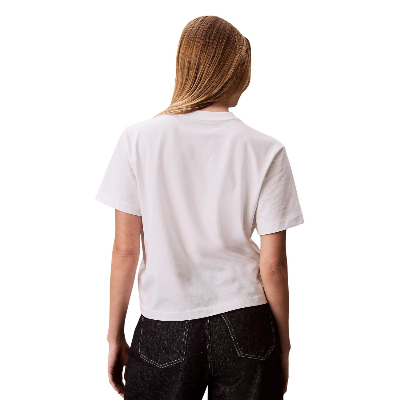 T-shirt femme Calvin Klein Jeans imprimé – Blanc
