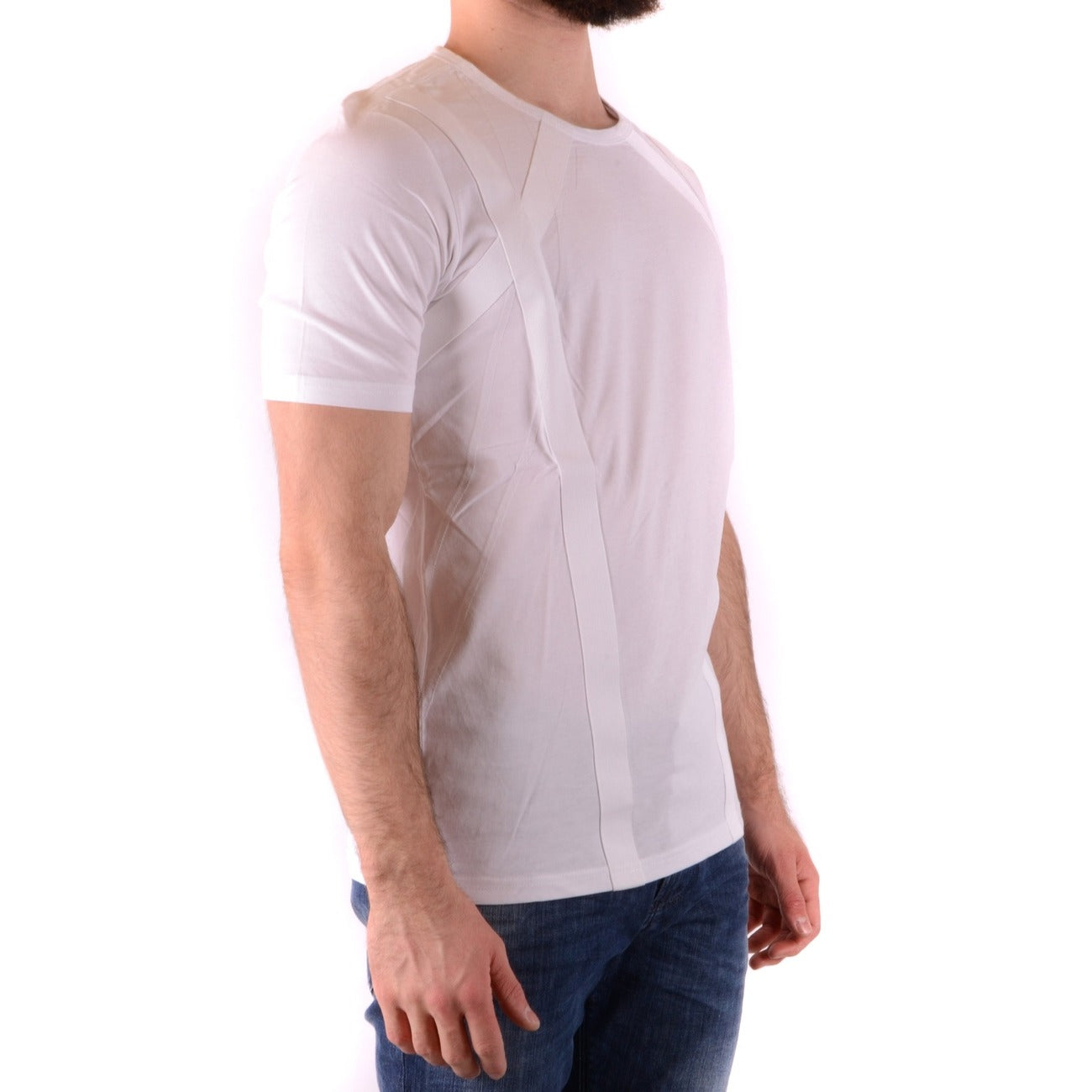 Men's Diesel Black Gold Cotton T-Shirt – White