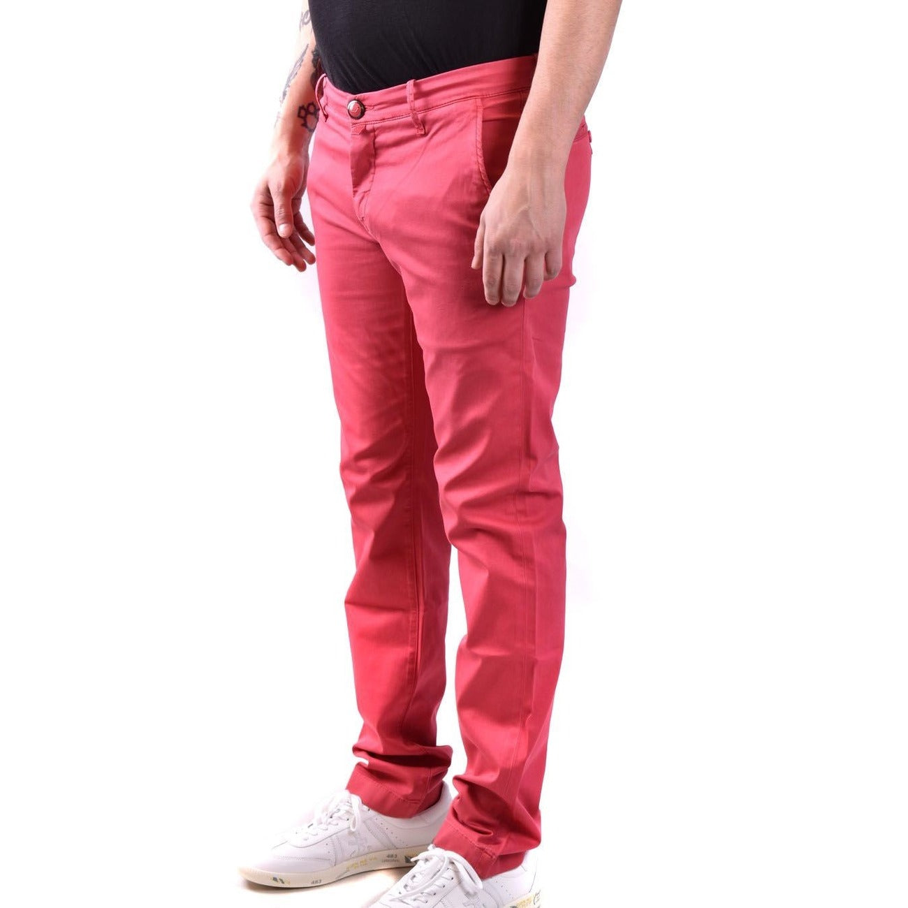 Pantalon homme Jacob Cohen en coton – Rouge