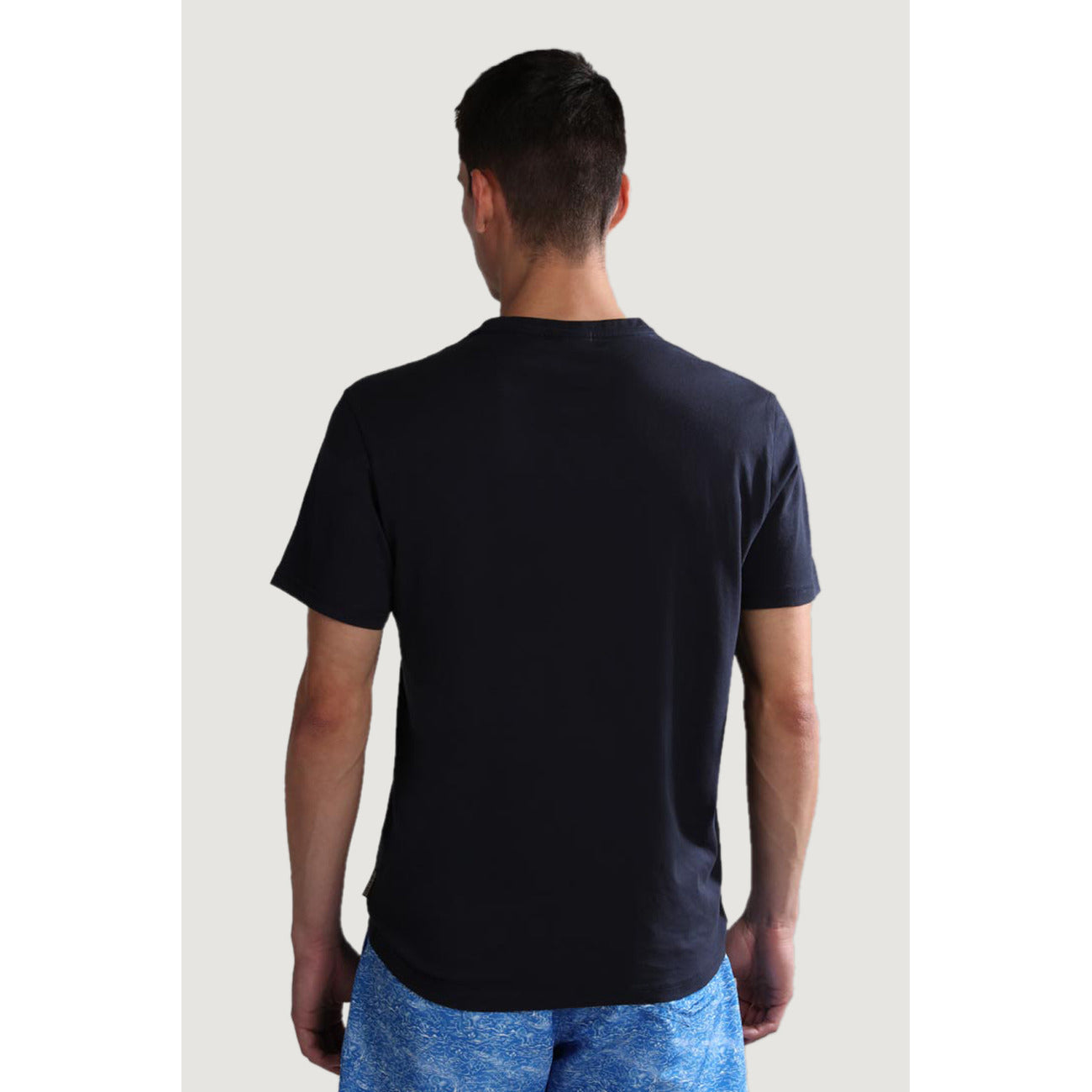 Napapijri Men's 100% Cotton T-Shirt - Blue