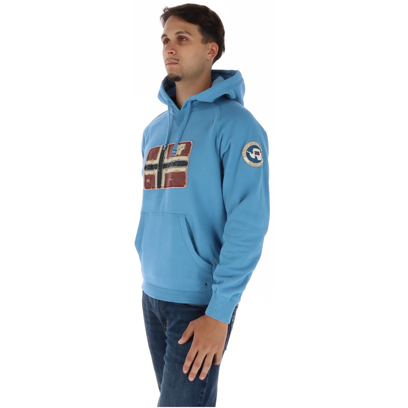 Napapijri Men's Hoodie – Azure Blue