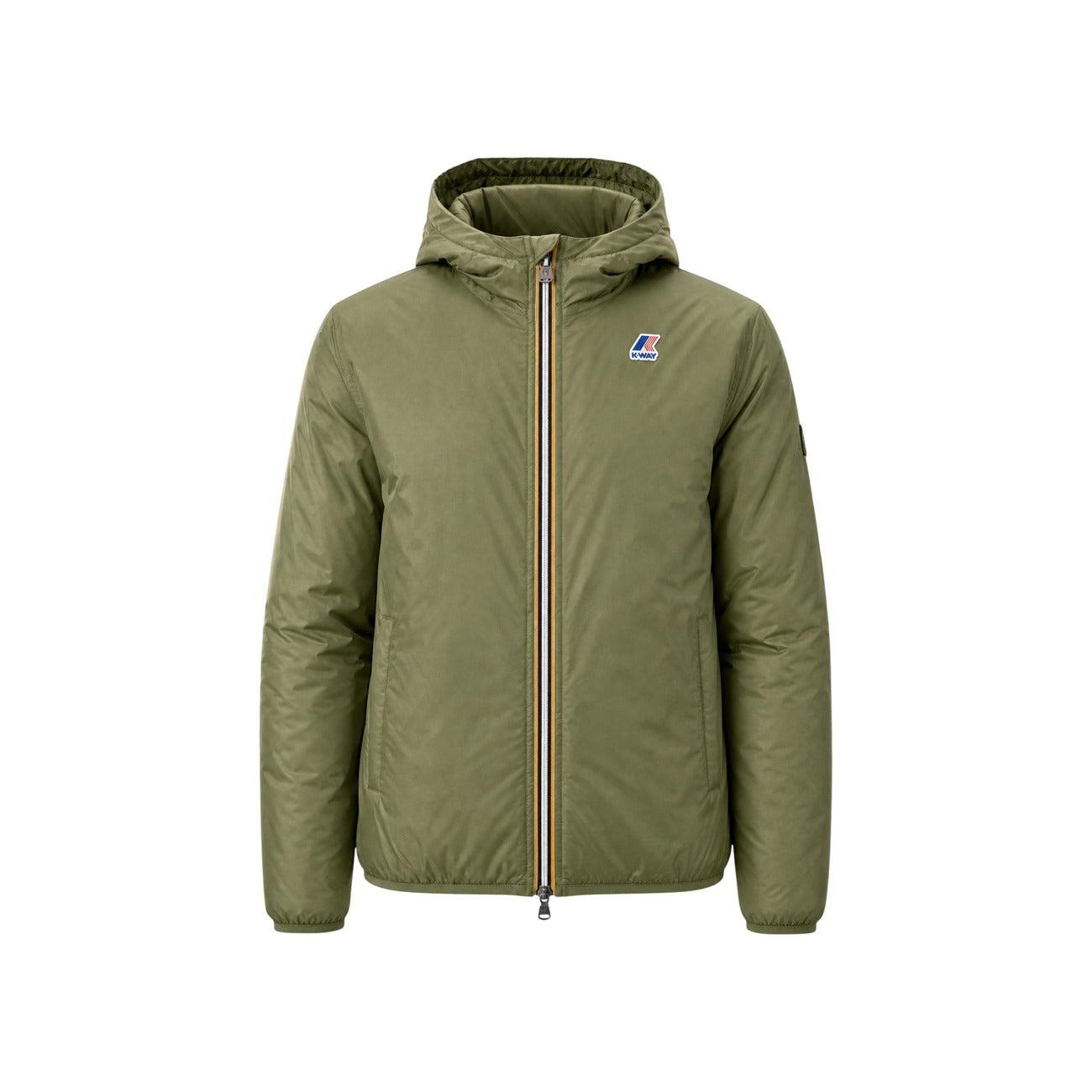 Men's K-Way Hooded Jacket – Black