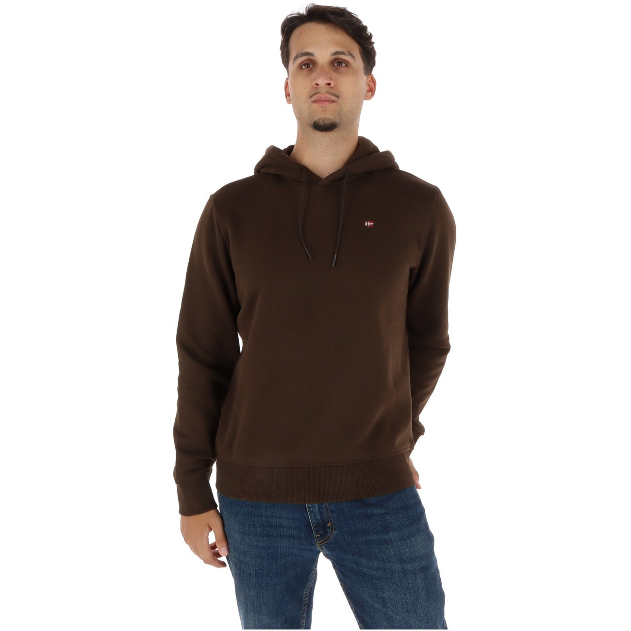 Men's Napapijri Hoodie – Brown