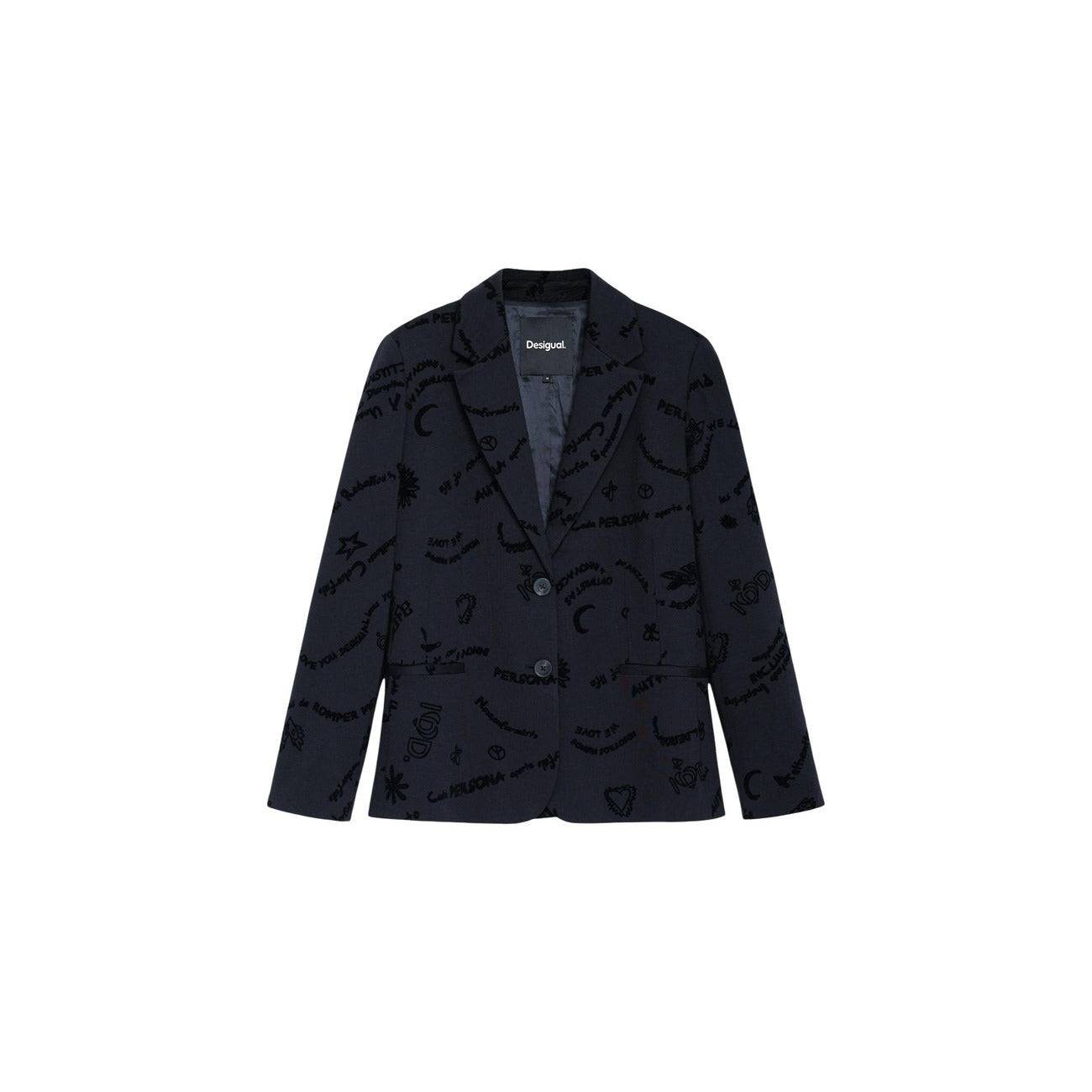 Veste Boutonnée Desigual Femme – Noir