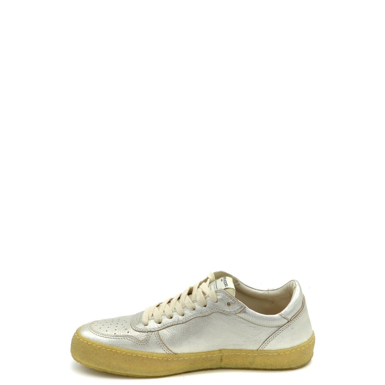 Women's Philippe Model Leather Sneakers – Silver