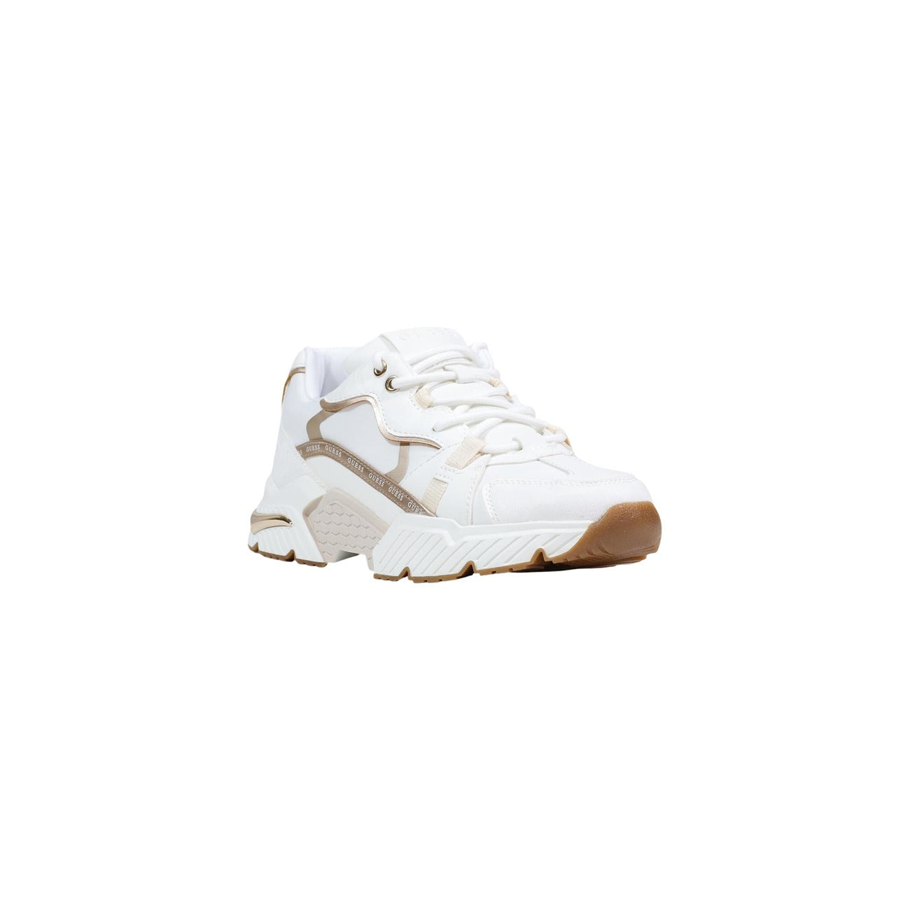 Baskets femme Guess à lacets – Blanc