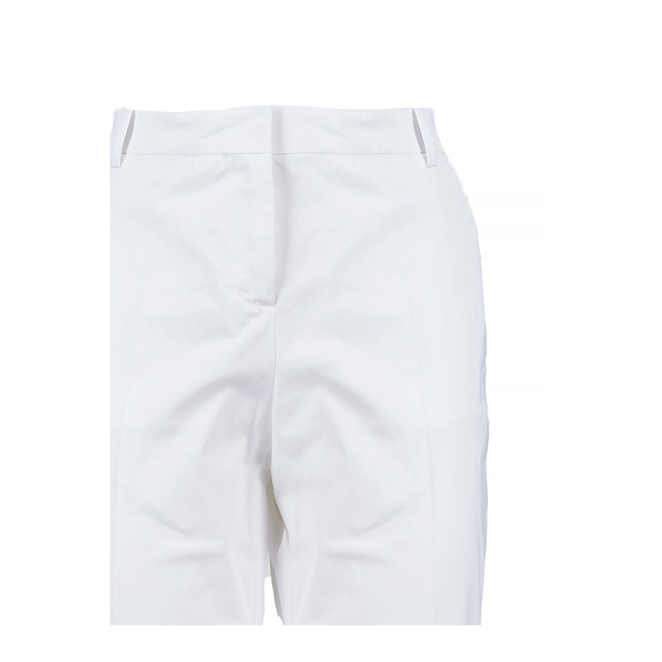 Women's Pinko stretch cotton trousers – White