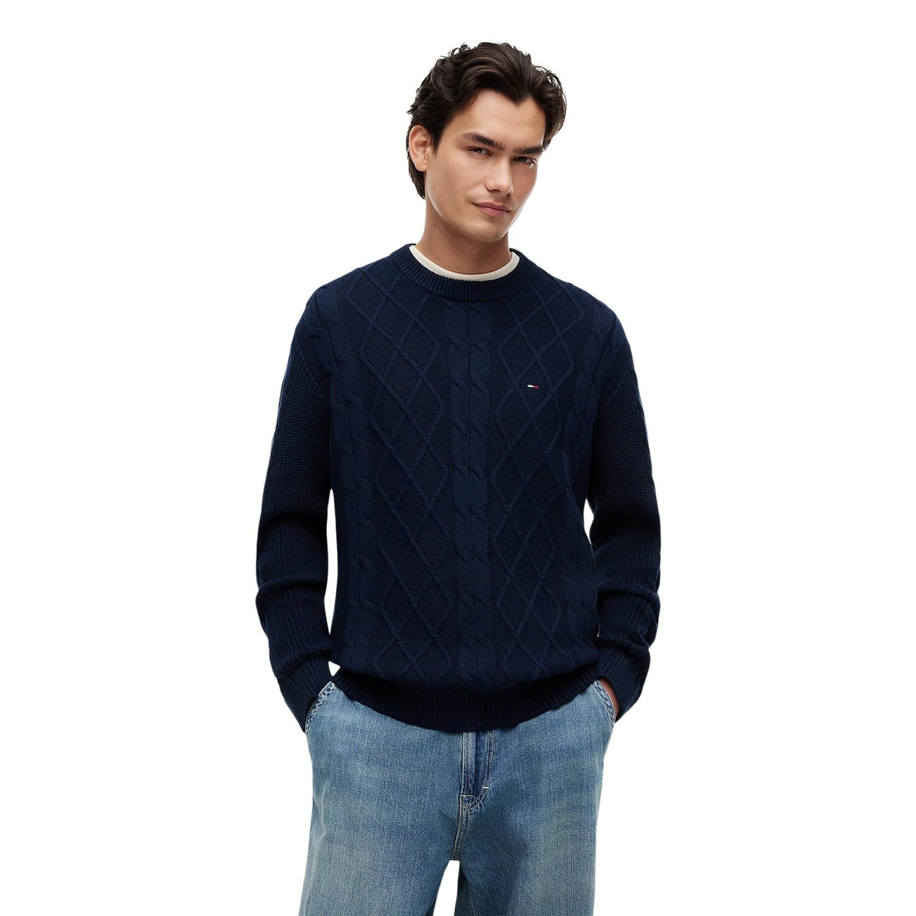 Men's Tommy Jeans Organic Cotton Sweater – Blue
