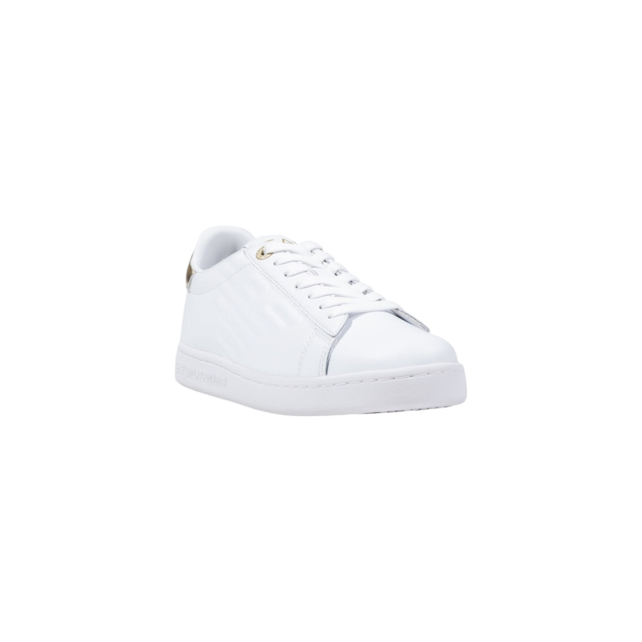 EA7 – Women's Gold Leather Sneakers
