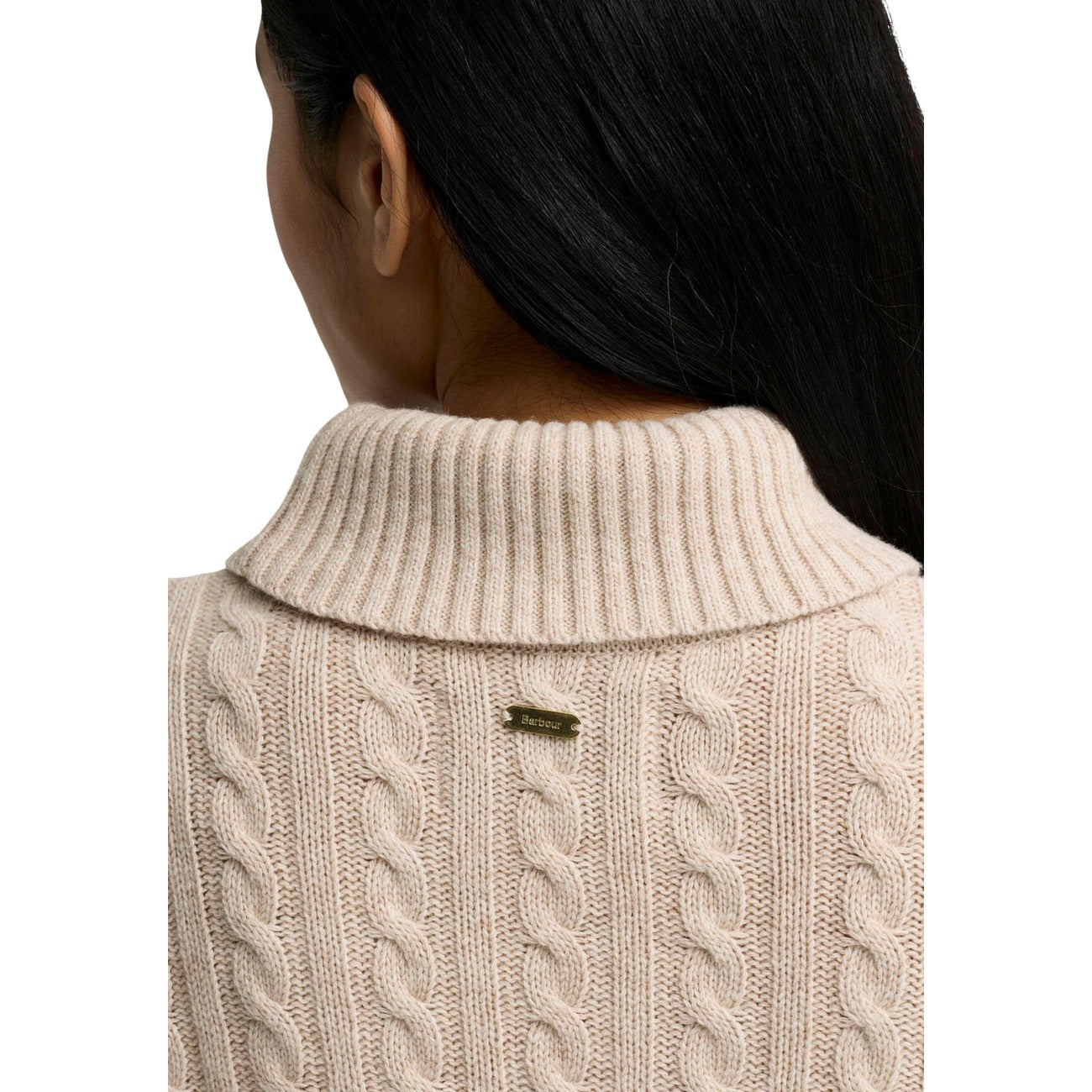 Barbour women's wool & cotton jumper – Beige