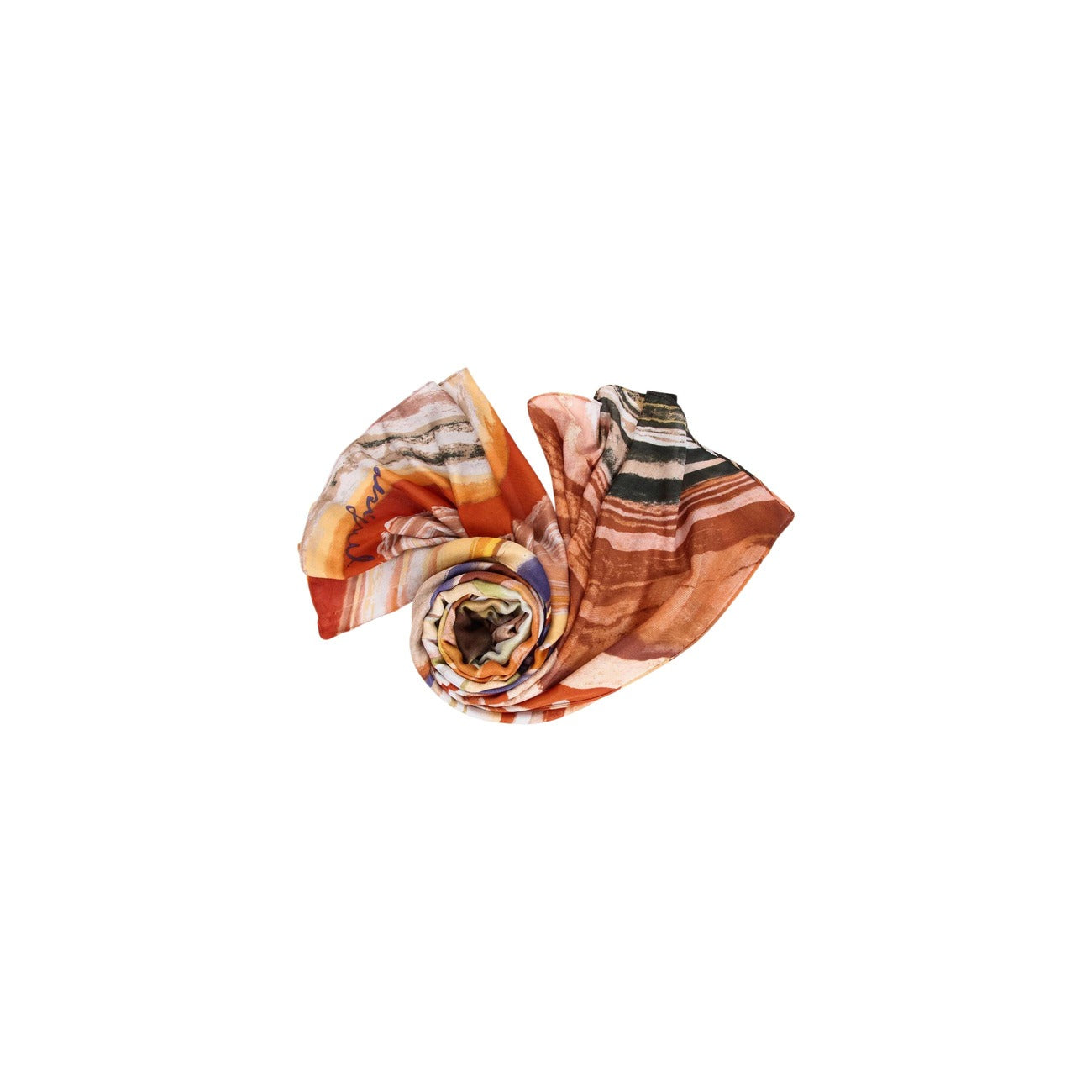 Desigual women's viscose scarf - Orange
