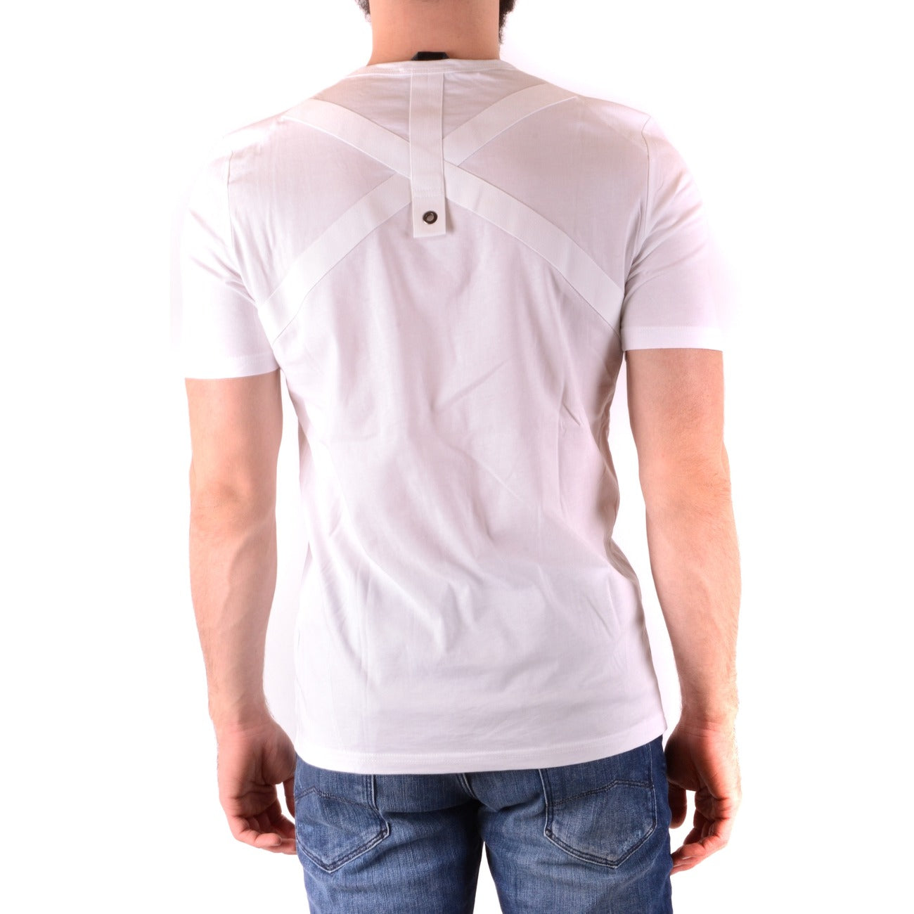 Men's Diesel Black Gold Cotton T-Shirt – White