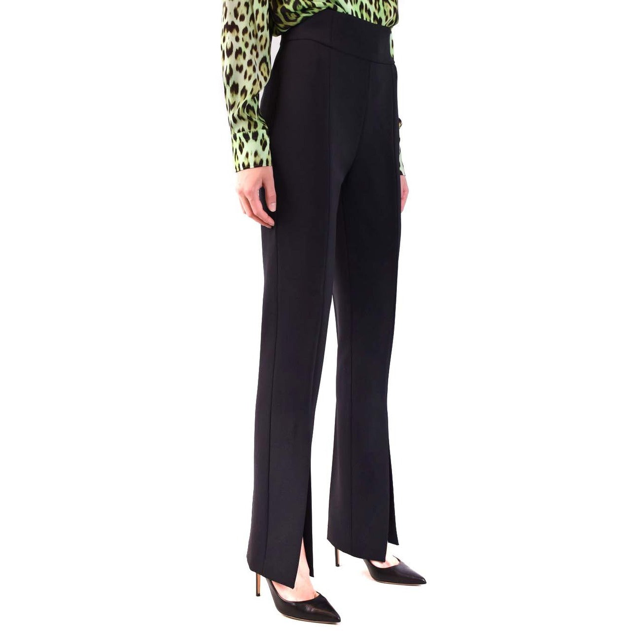 Women's Pinko zipped trousers – Black