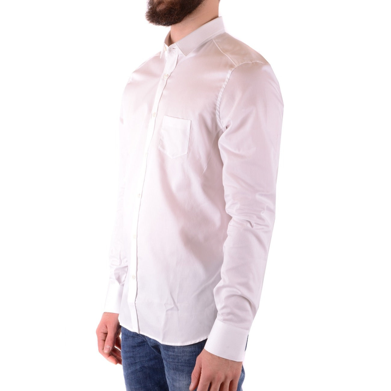 Neil Barrett Men's Cotton Shirt – White