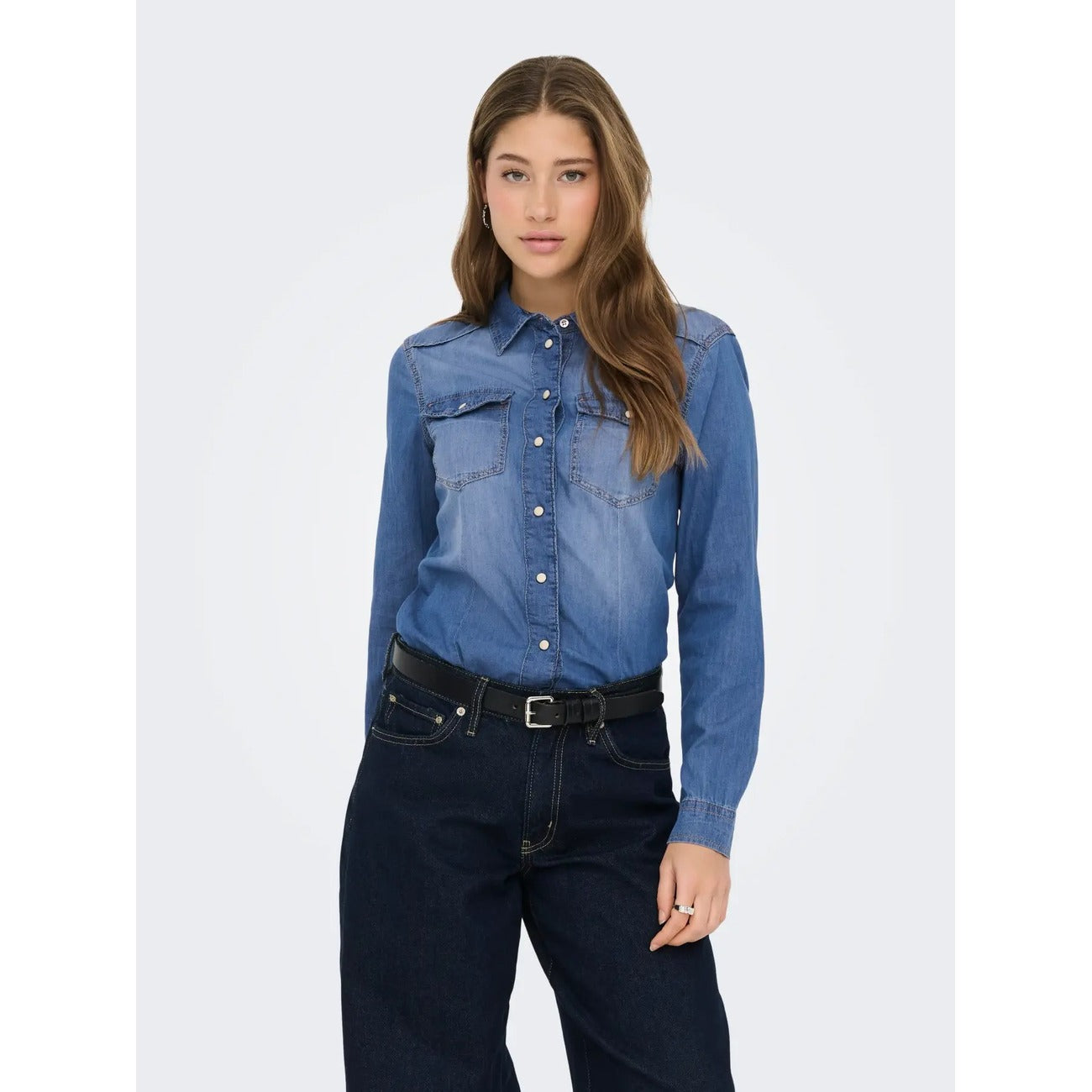 Only women's blue shirt
