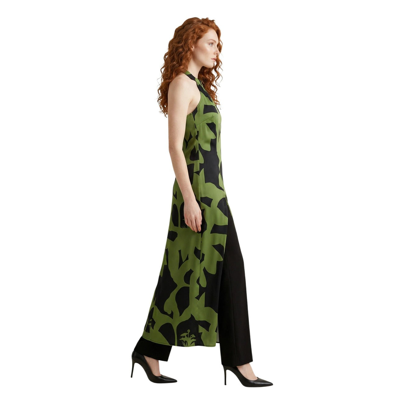 Women's Replay Floral Strappy Dress – Green