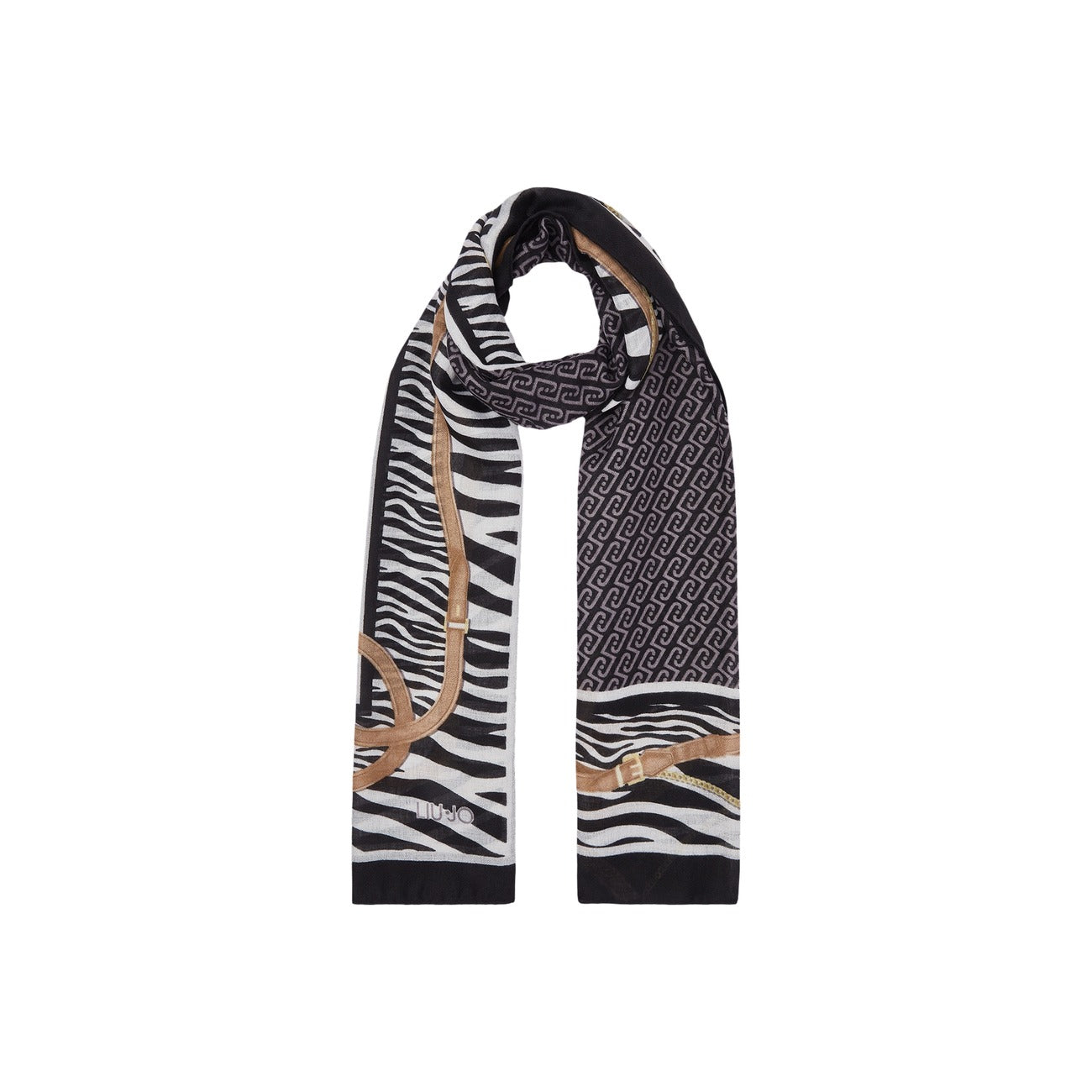 Women's Scarf Liu Jo – Grey and Black