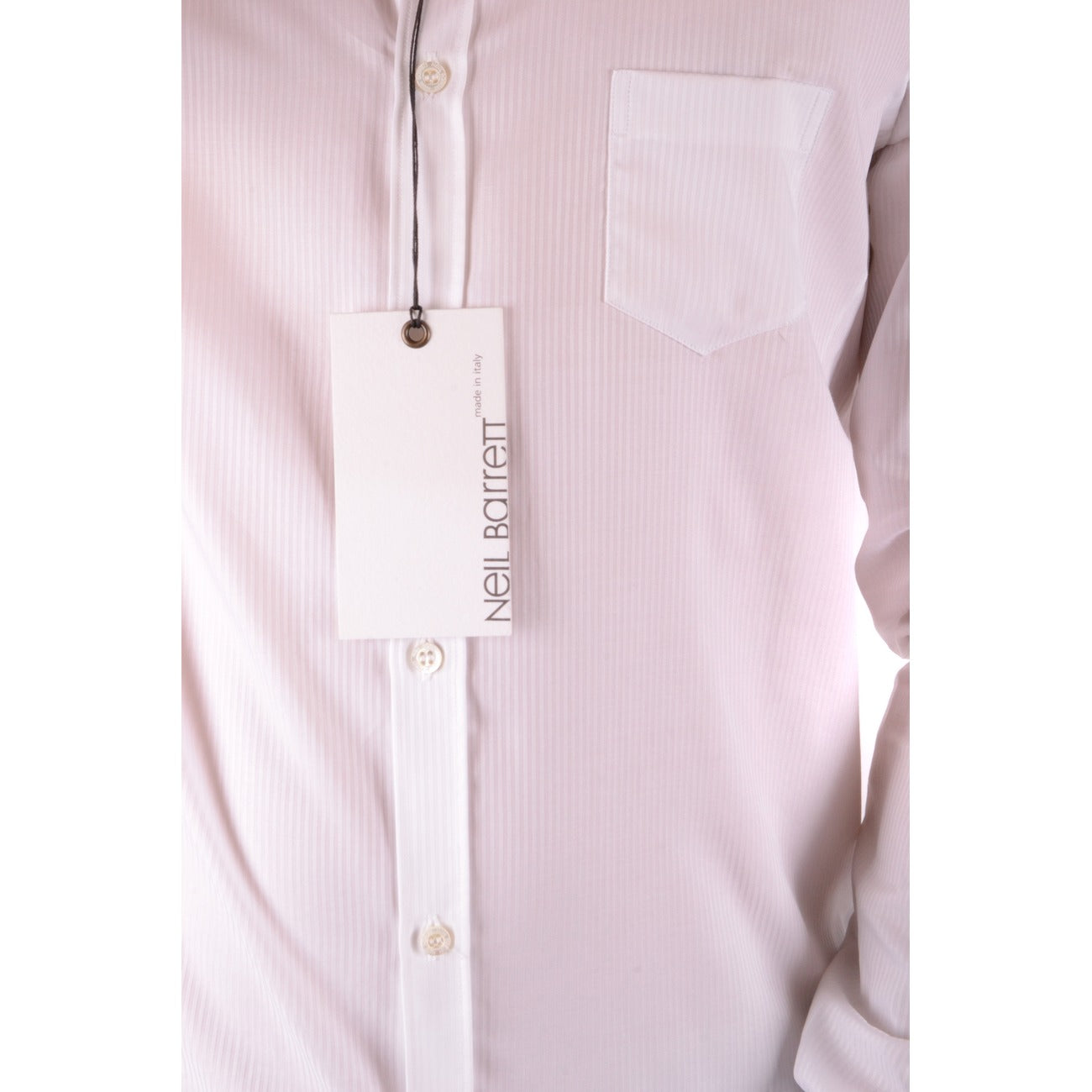 Neil Barrett Men's Cotton Shirt – White