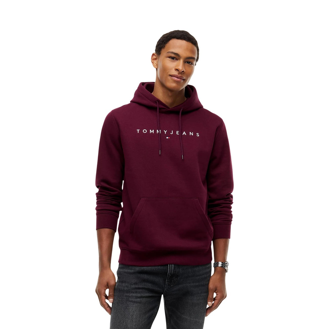 Men's Tommy Jeans Organic Cotton Hoodie – Purple