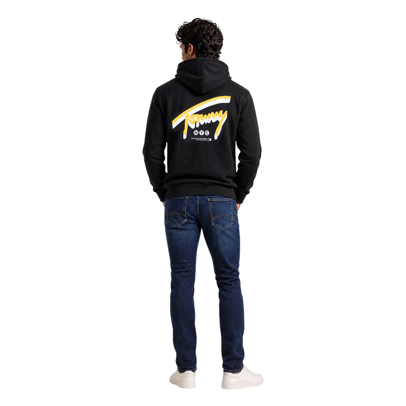 Men's black Tommy Hilfiger Jeans hoodie