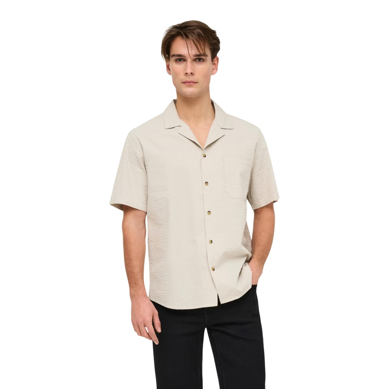 Only & Sons Men's ONSEYE RESORT Shirt – Blue