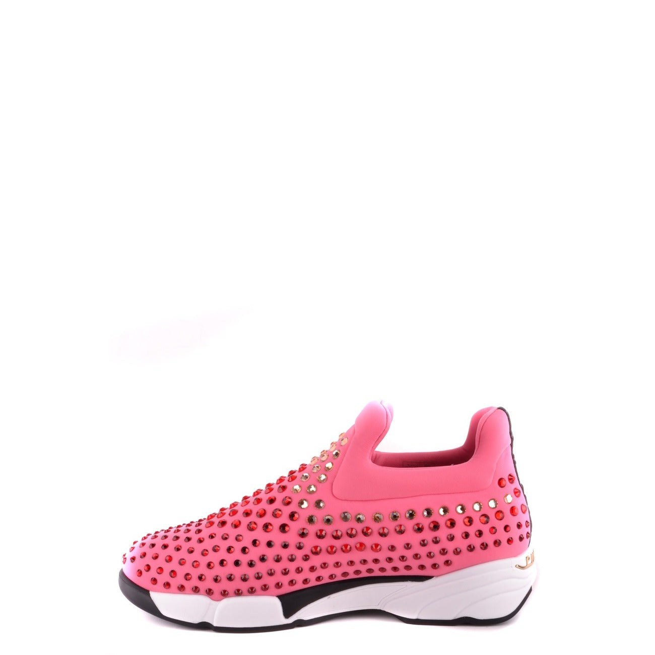Women's Pinko rhinestone fabric sneakers – Pink