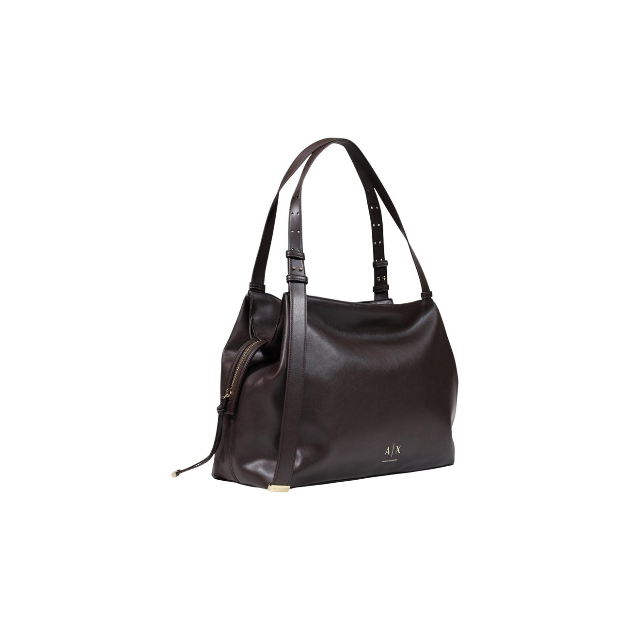 Women's brown Armani Exchange large handbag