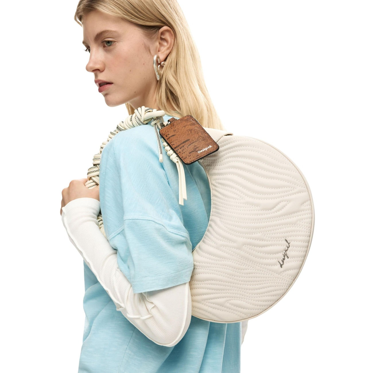 Sac à main femme Desigual – Beige