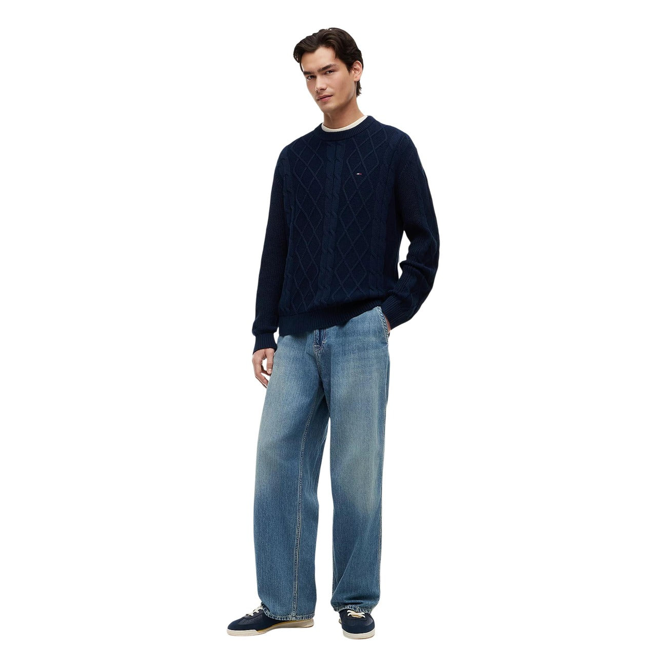 Men's Tommy Jeans Organic Cotton Sweater – Blue