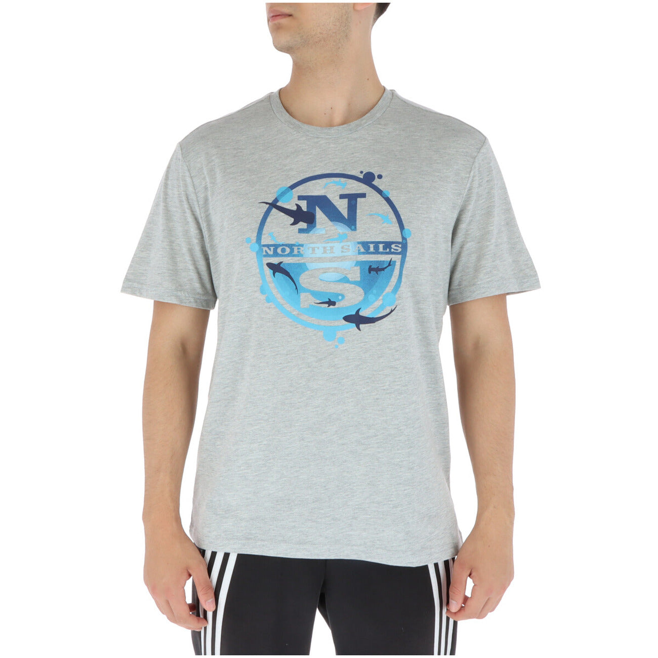 Men's North Sails cotton T-shirt – Yellow or grey