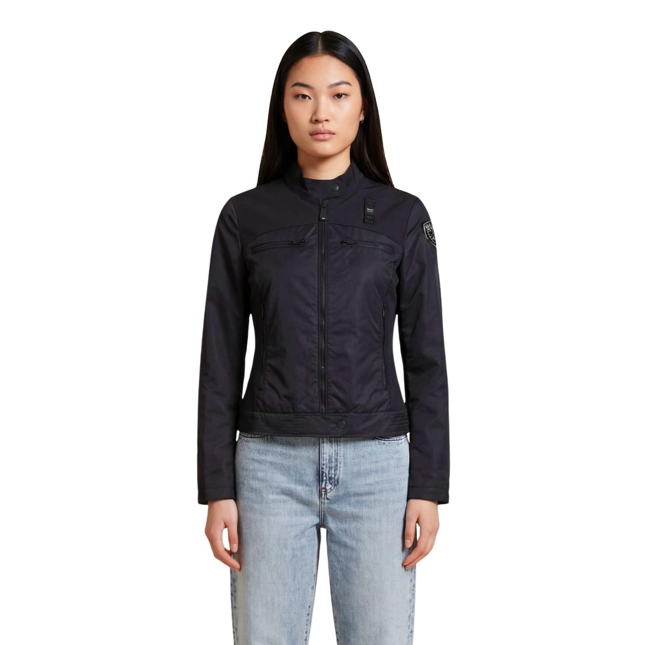 Blauer women's zippered jacket - Black