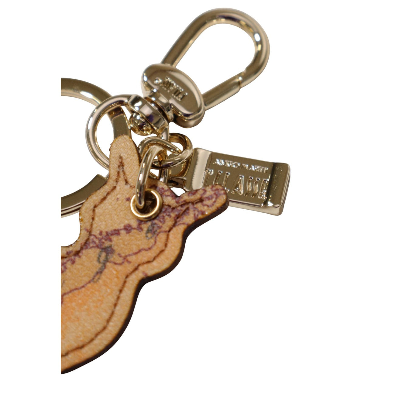 Women's beige leather keyring – Alviero Martini Prima Classe