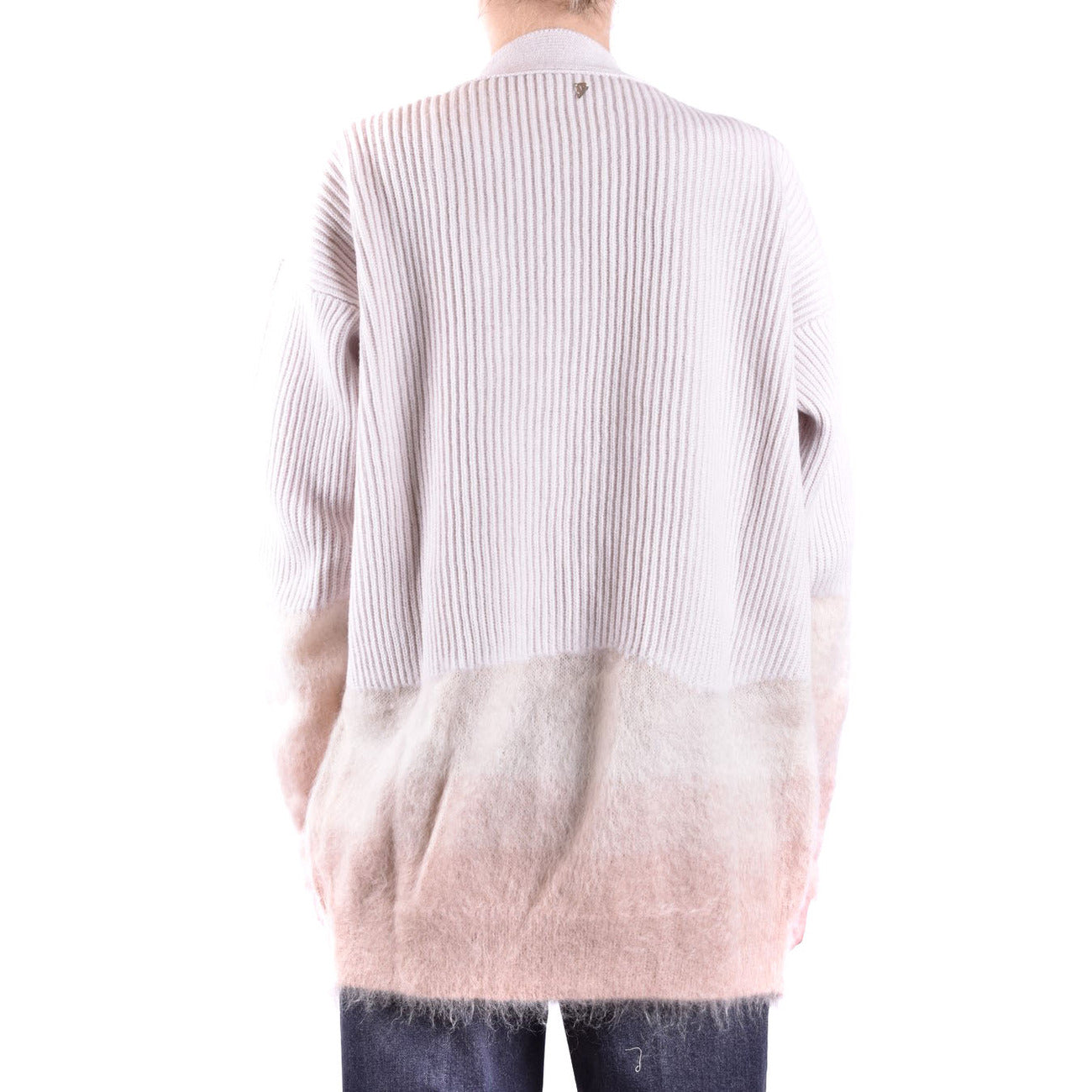 Dondup women's wool and mohair cardigan – White