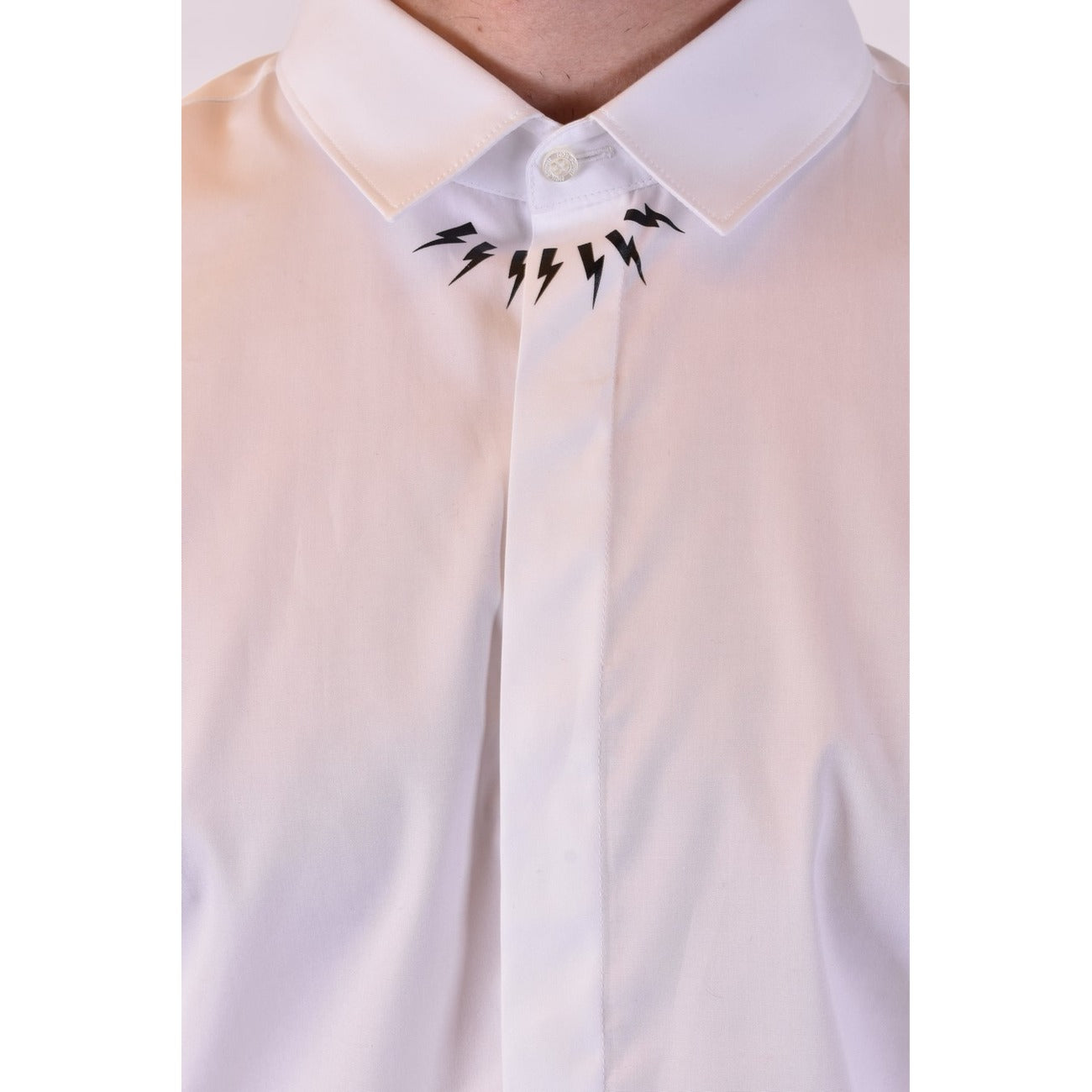 Neil Barrett Men's Cotton Shirt – White