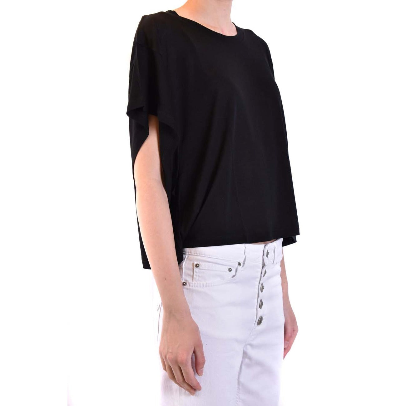 Women's Dondup cotton T-shirt – Black