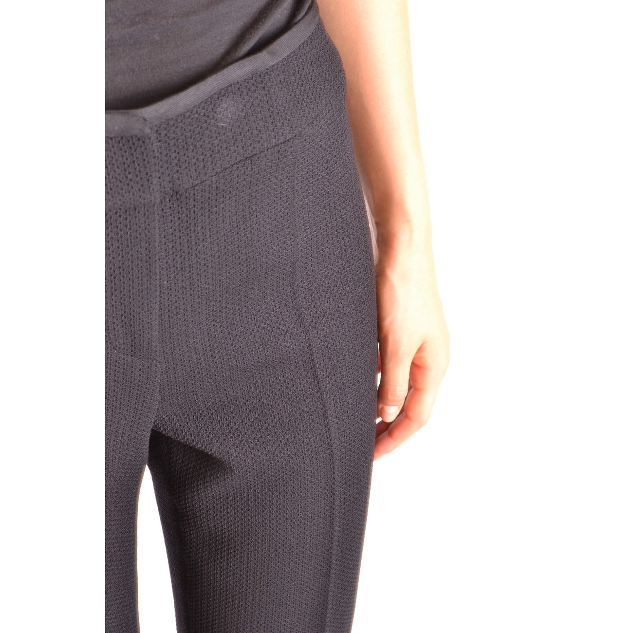 Armani Collezioni women's wool trousers - Black