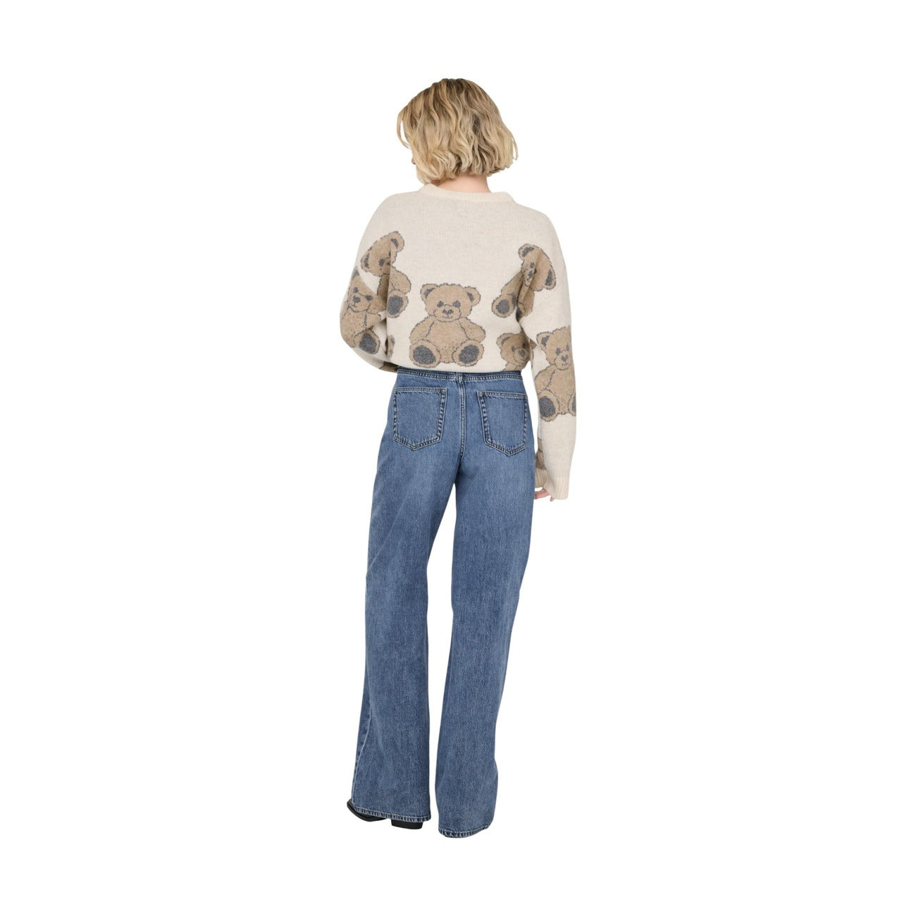 Only women's cotton jeans - Blue