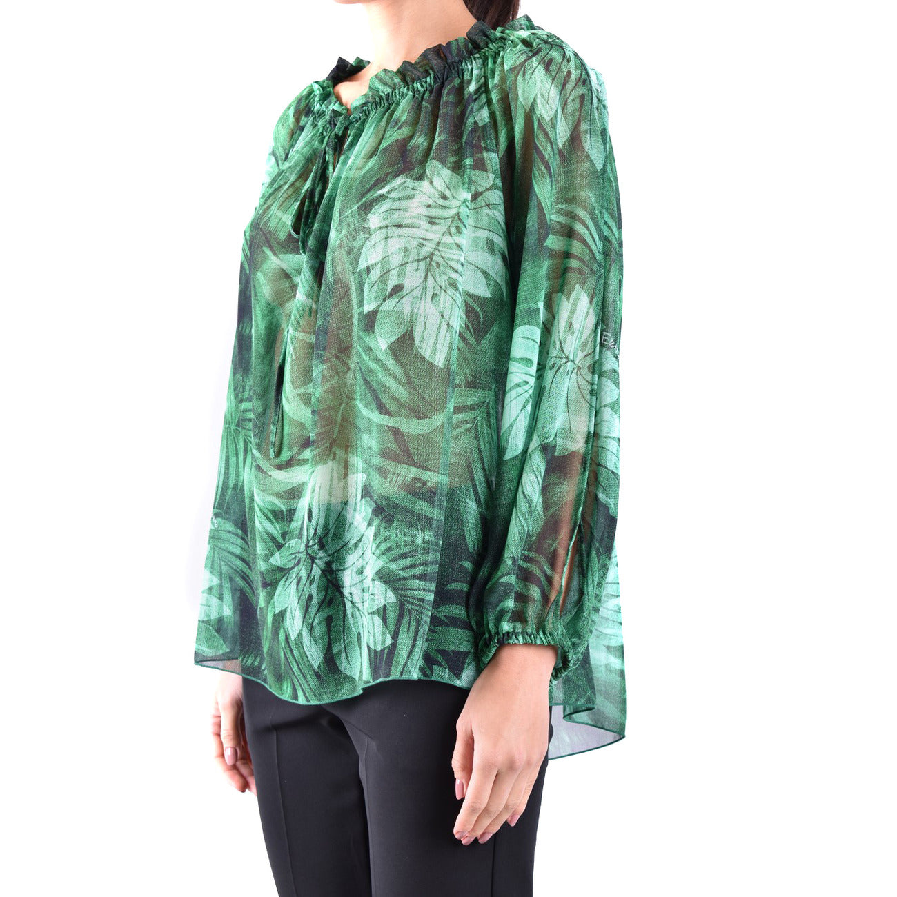 Blouse femme Ermanno florale – Vert