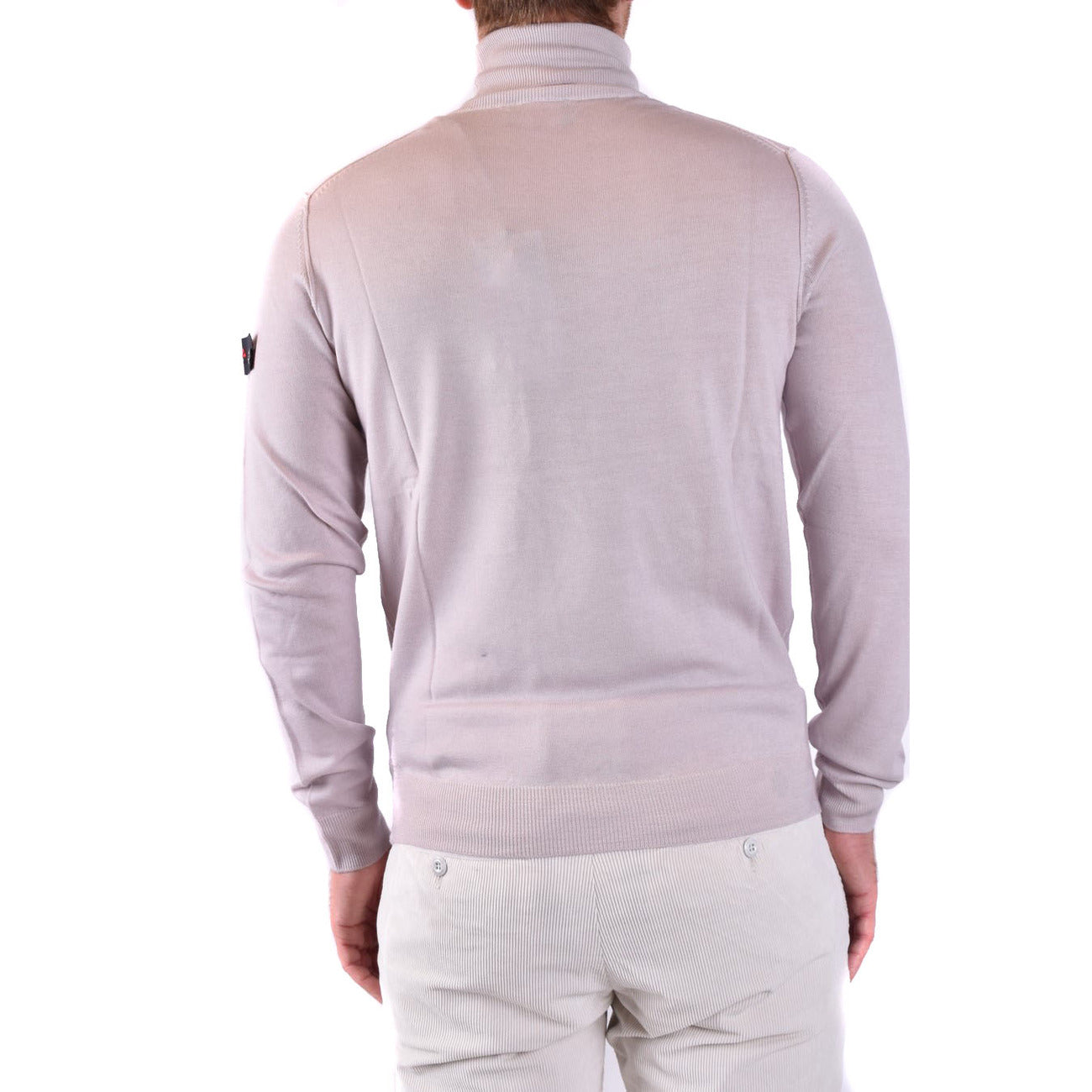 Men's Peuterey Wool Mock Neck Sweater - Beige
