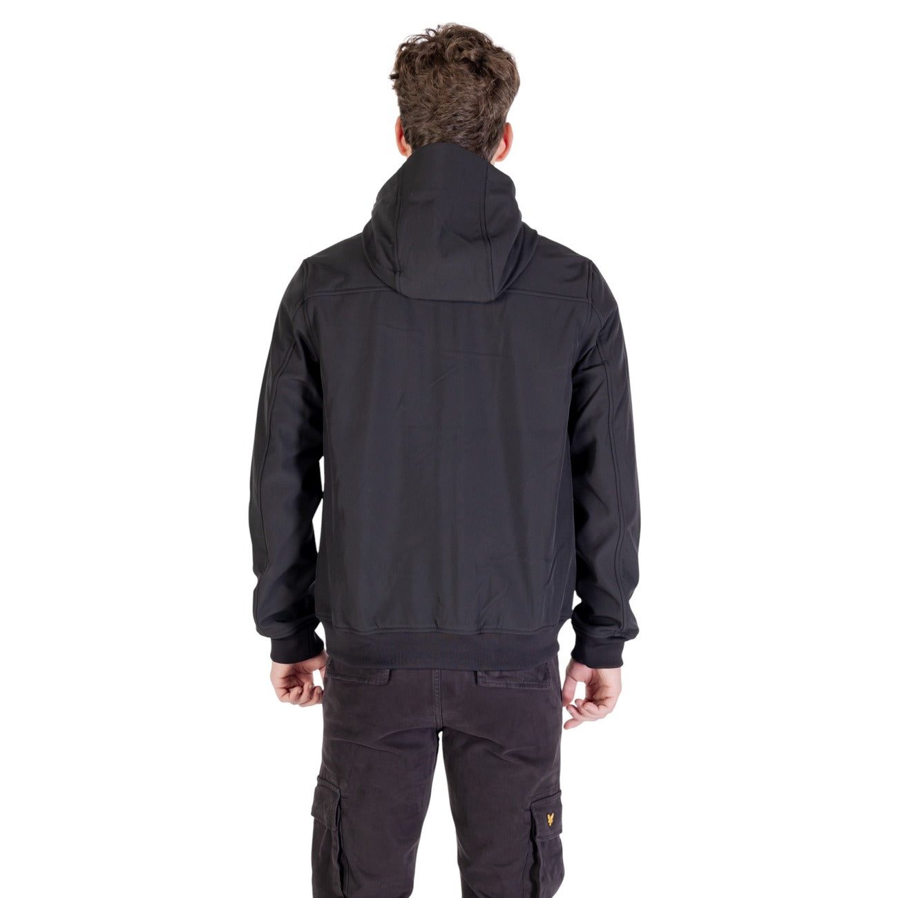 Men's Lyle & Scott Hooded Jacket – Black